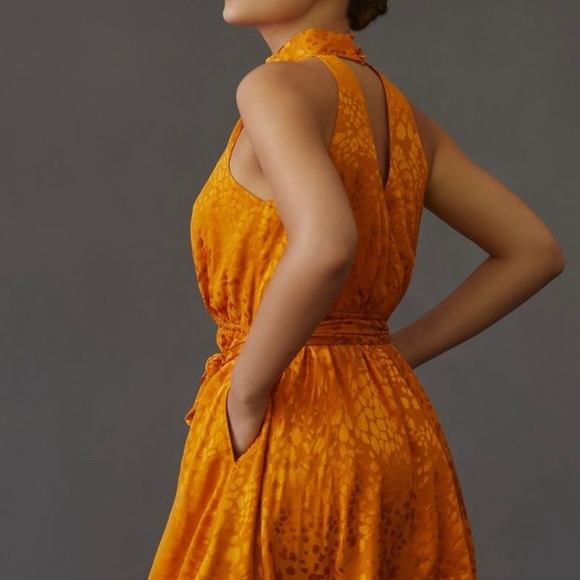 Anthropologie Mock Neck Mini Dress - Picture 3 of 8